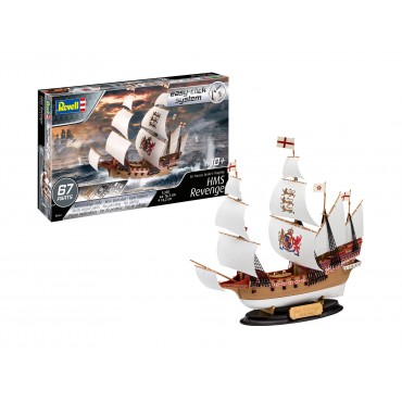 KIT PARA MONTAR REVELL EASY-CLICK HMS REVENGE 1/350 67 PEÇAS REV 05661